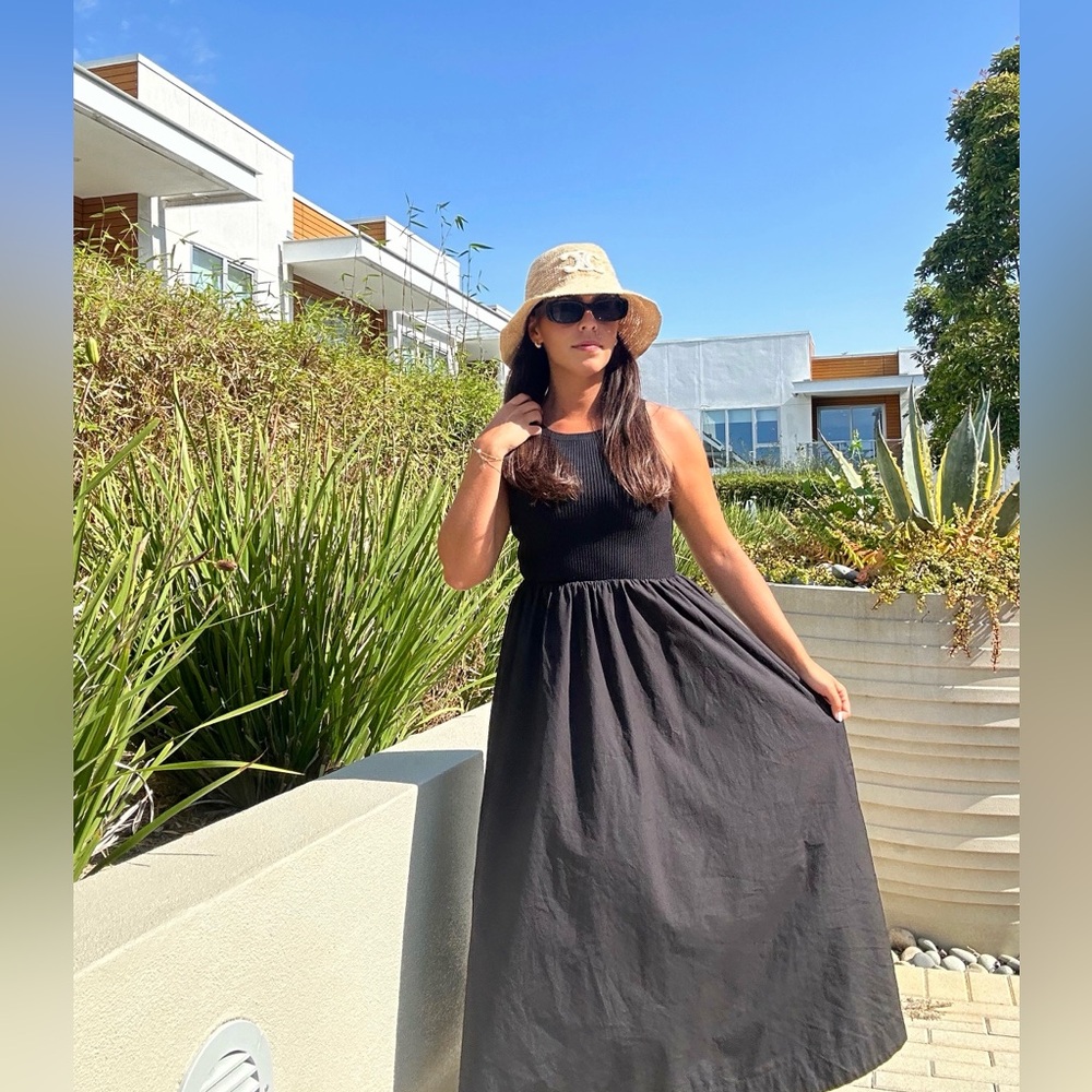 BLACK MAXI DRESS - Picture 2 of 2